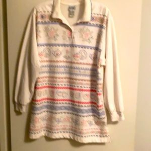 Koret City Blues Long Sleeve Women’s Top. Size L.